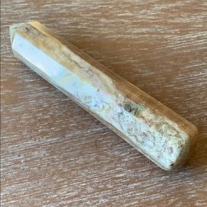 Rainbow fluorite wand